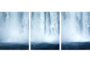 Waterfall No.7 (#1294 #1238 #1243), 2008,  Pigment Print, 220x170cm, 122.6x96cm